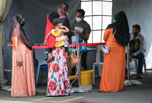 Women from the Rohingya community in Malasysia