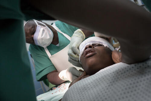 Emergency surgery in Maroua, North Cameroon