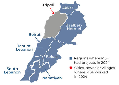 Lebanon IAR map 2024