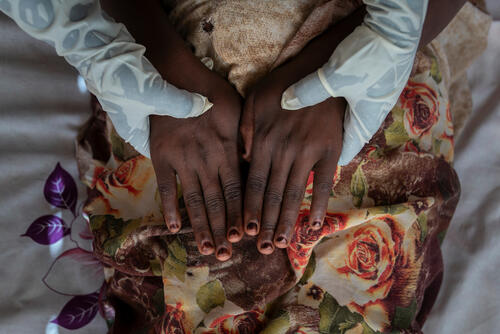 Sudanese refugees in Adre -16