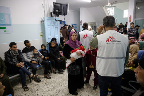 أنشطة أطباء بلا حدود في غزة