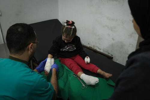 MSF Clinic in Gaza City (fleeing North Gaza package)