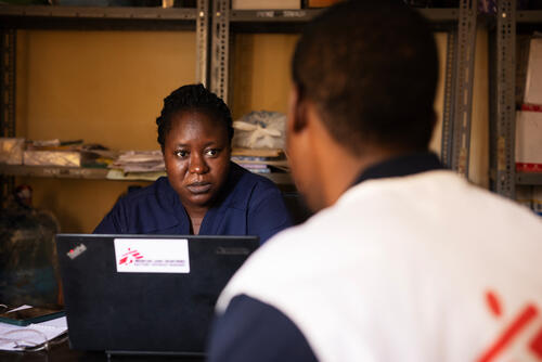 MSF Academy for Healthcare learners at work in Nigeria