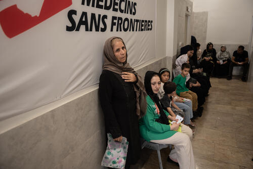 Tehran, Iran: At a clinic in south Tehran run by MSF teams, people of all ages and backgrounds come to receive medical care. These clinics provide free healthcare to vulnerable members of the community, including low-income Iranian families and migrants. On average, around 180 patients are seen each day for a wide range of services.

Between January and June 2026, MSF teams provided 84,615 consultations, which represents 80% increase compared to the year of 2025. The increase is driven by growing needs and barriers to public healthcare for refugees, migrants and other vulnerable people.