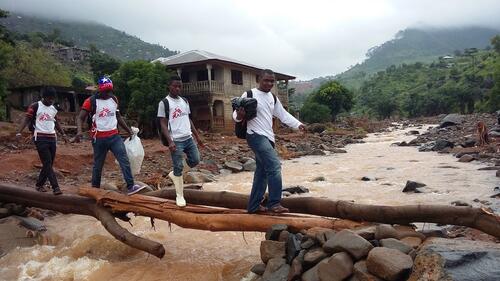 Landslides in Freetown