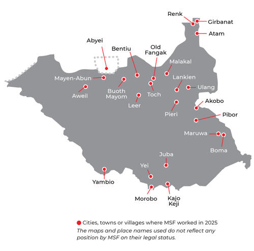 Country map for the IAR 2025.