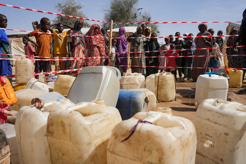 "Safe from bombs, but struggling to survive"