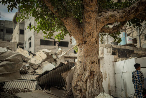 MSF Clinic in Gaza City (fleeing North Gaza package)