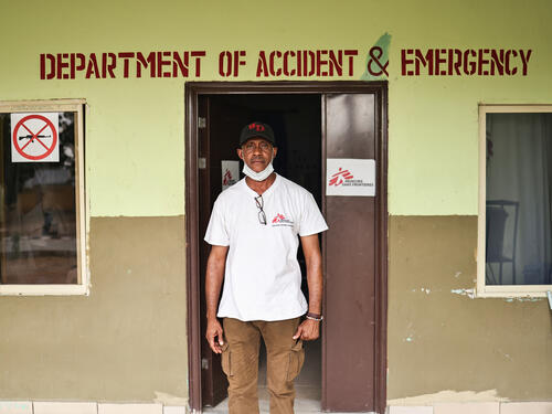 MSF medical doctor Peter Odoworitshe Atukeke