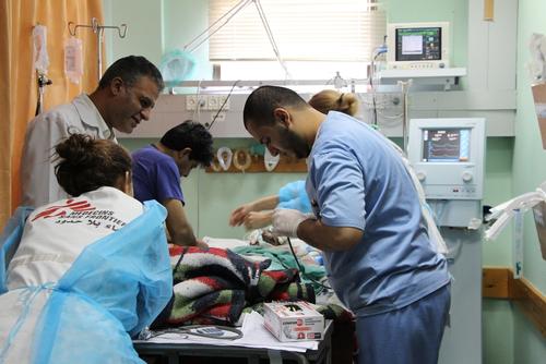 A night in Al Shifa Hospital, Gaza City