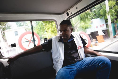 Frenso Désir, Watsan supervisor in Port-au-Prince