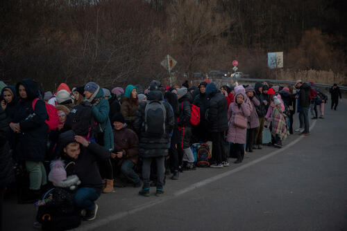 Every day thousands of Ukrainians arrive in Slovakia - traumatised and exhausted