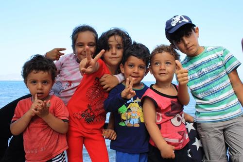 Refugee children of Kos
