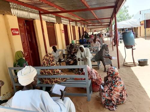 Zamzam camp in North Darfur