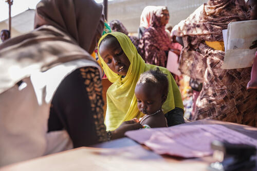 Malnutrition in Zamzam camp, North Darfur