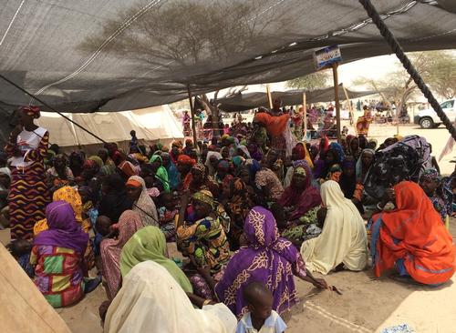 Niger. Thousands of newly displaced people in Diffa Region