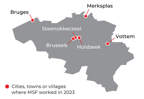 Belgium IAR map 2023