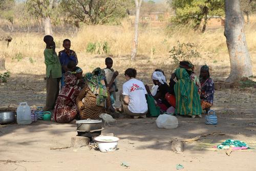 Refugees fleeing violence in CAR in southern Chad
