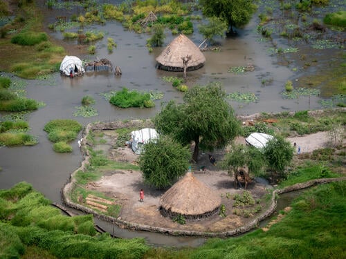 Flooding in Old Fangak