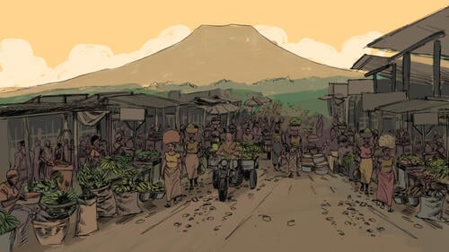 Drawings from the short-doc Beneath the surface