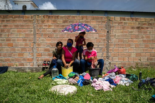 Venezuelan migrants and refugees in northern Brazil