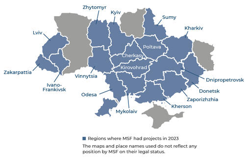 Ukraine IAR map 2023