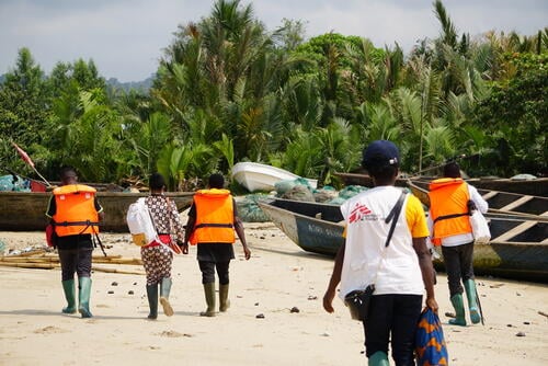 Cholera vaccination campaign in Enyenge, Southwest Cameroon