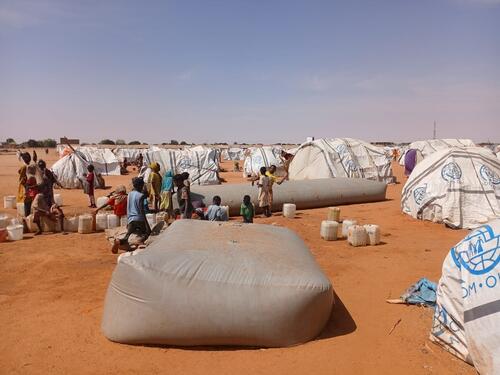 Al Mina IDP camp