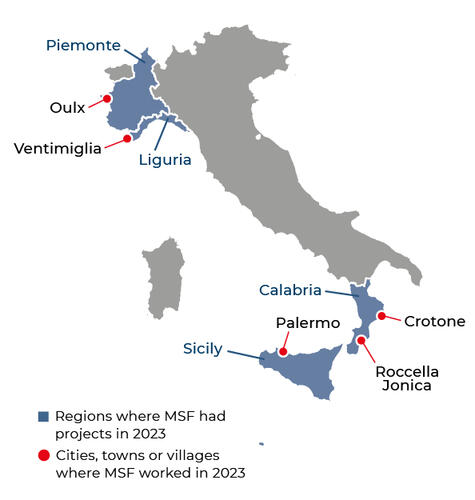 Italy IAR map 2023