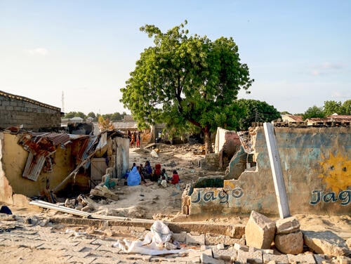 Massive flooding in Maiduguri