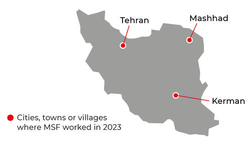 Iran IAR map 2023