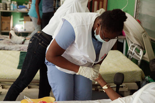 أنشطة أطباء بلا حدود في هايتي