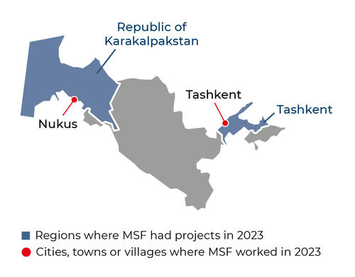 Uzbekistan IAR map 2023