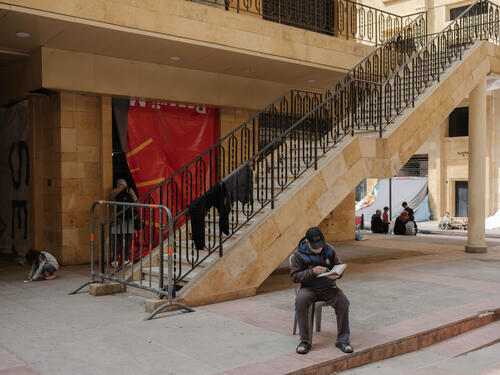 Stories and activities in Azarieh shelter