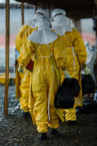 Ebola case management centre ELWA3 - Liberia