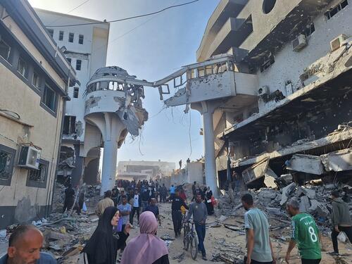 Al-Shifa hospital in ruins -21