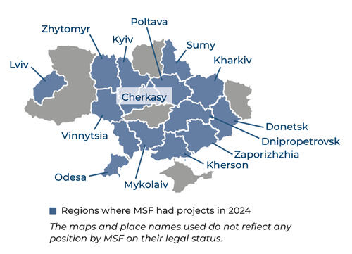 Ukraine IAR map 2024