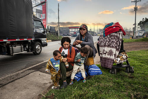 Migrants in transit in Ecuador, Colombia and Panama
