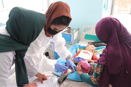Resurgence of measles cases in Afghanistan