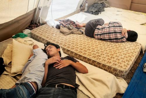 Migrants in Kos, Greece