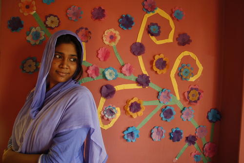 Leah, counsellor, MSF Women's Clinic, Kamrangirchar