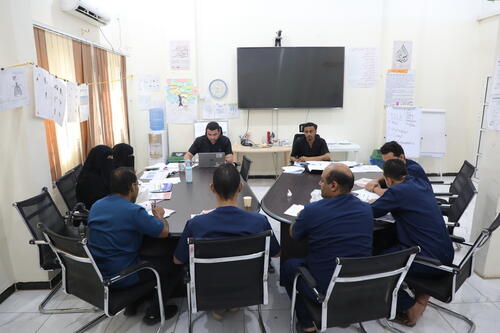 Learning session with clinical mentors