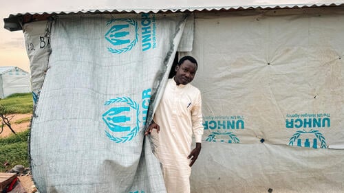 Aziz Adam, displaced from West Darfur