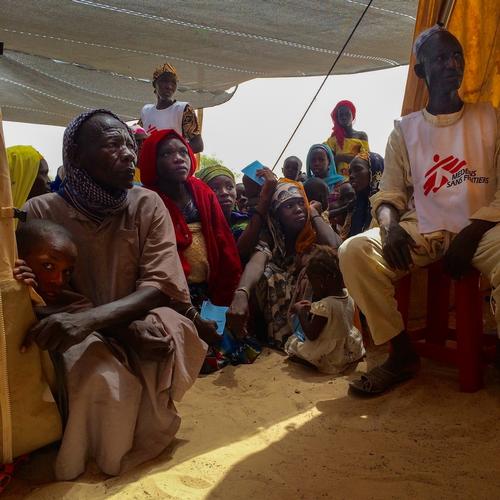 Niger. Thousands of newly displaced people in Diffa region