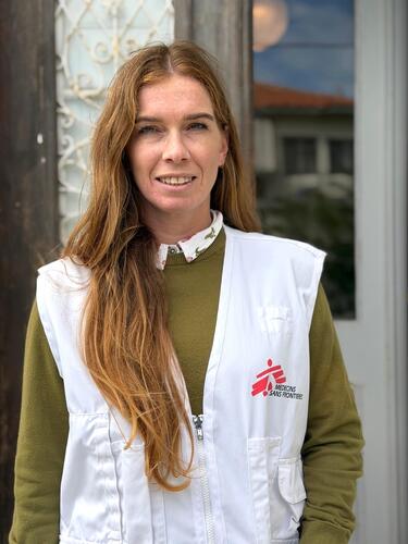 Anzhelika Iastremska, MSF Psychologist in Lesvos, Greece