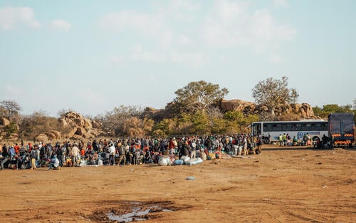 Thousands of people passing through the Musina repatriation centre are desperate to find safety after fleeing anti-migrant unrest in South Africa