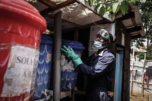 A new cholera treatment centre to strengthen the epidemic response in South Kivu.