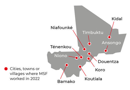 Mali IAR map 2022