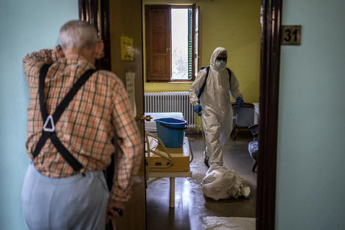 MSF intervention in care homes for coronavirus COVID-19