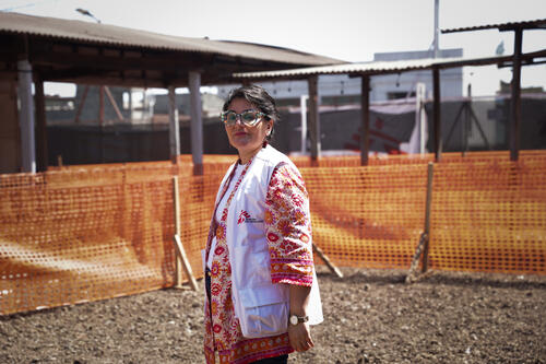 Mirella Riccardi – Head of Mental Health and Psychosocial Support, at the heart of the listening and psychological support system at the Munigi Ebola Treatment Centre (ETC)